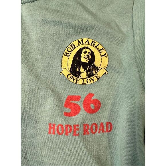 Bob Marley Zion Vintage Woman’s Green Long sleeve, size XXL - Picture 2 of 7